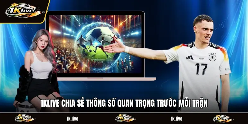 1KLIVE chia sẻ thông số quan trọng trước mỗi trận