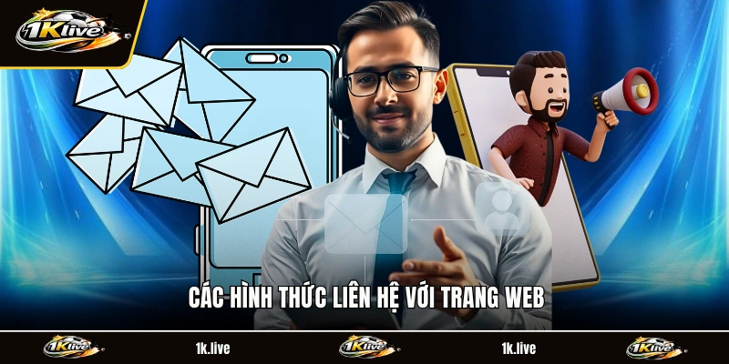 Các hình thức liên hệ với trang web