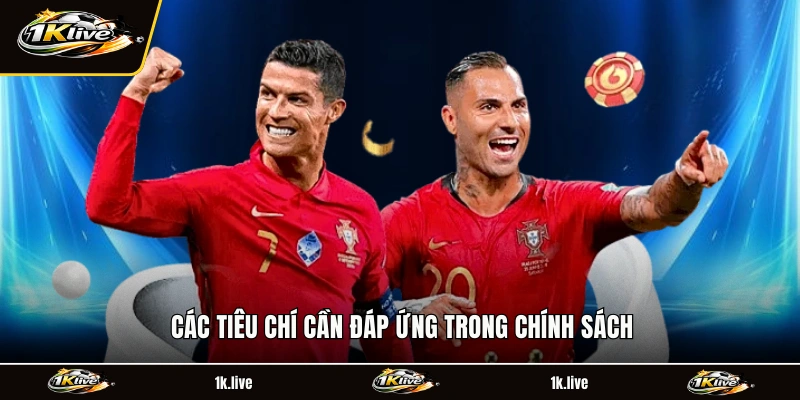 Các tiêu chí cần đáp ứng trong chính sách