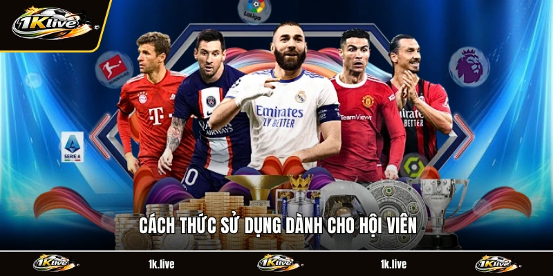 Cách thức sử dụng dành cho hội viên