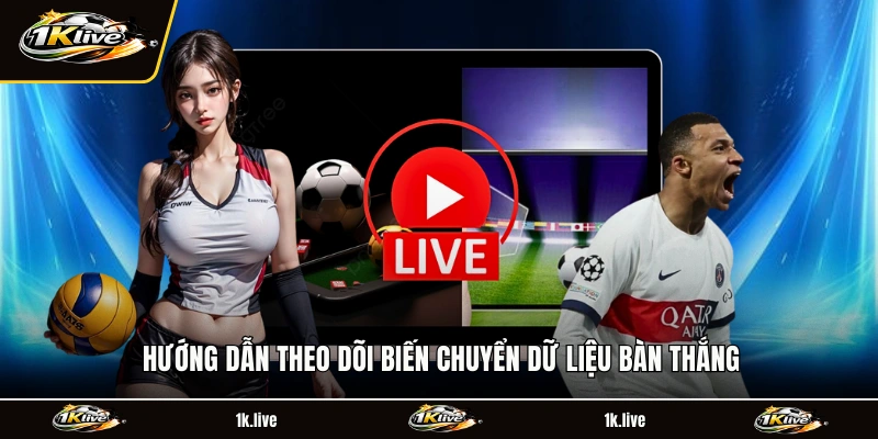 Hướng dẫn theo dõi biến chuyển dữ liệu bàn thắng