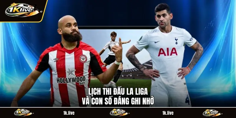 Lịch thi đấu La Liga và con số đáng ghi nhớ