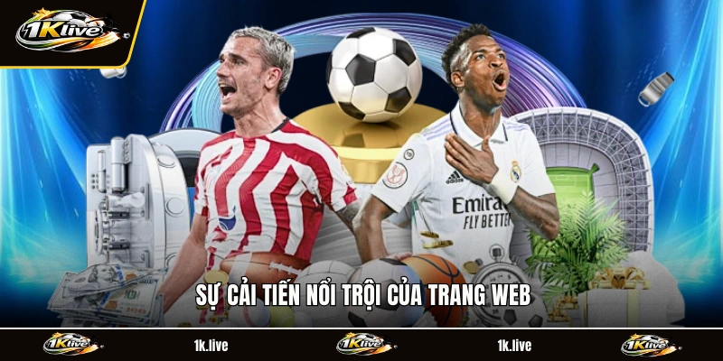 Sự cải tiến nổi trội của trang web